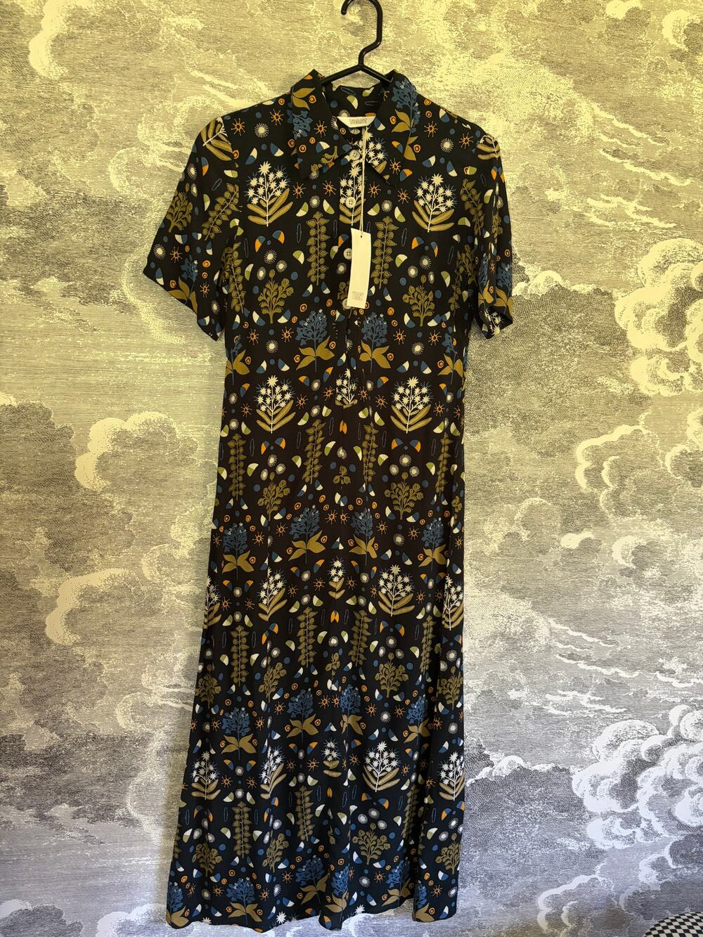 NWT TOAST Dress Floral Shirt Dress Summer  UK6 US2 EU 34